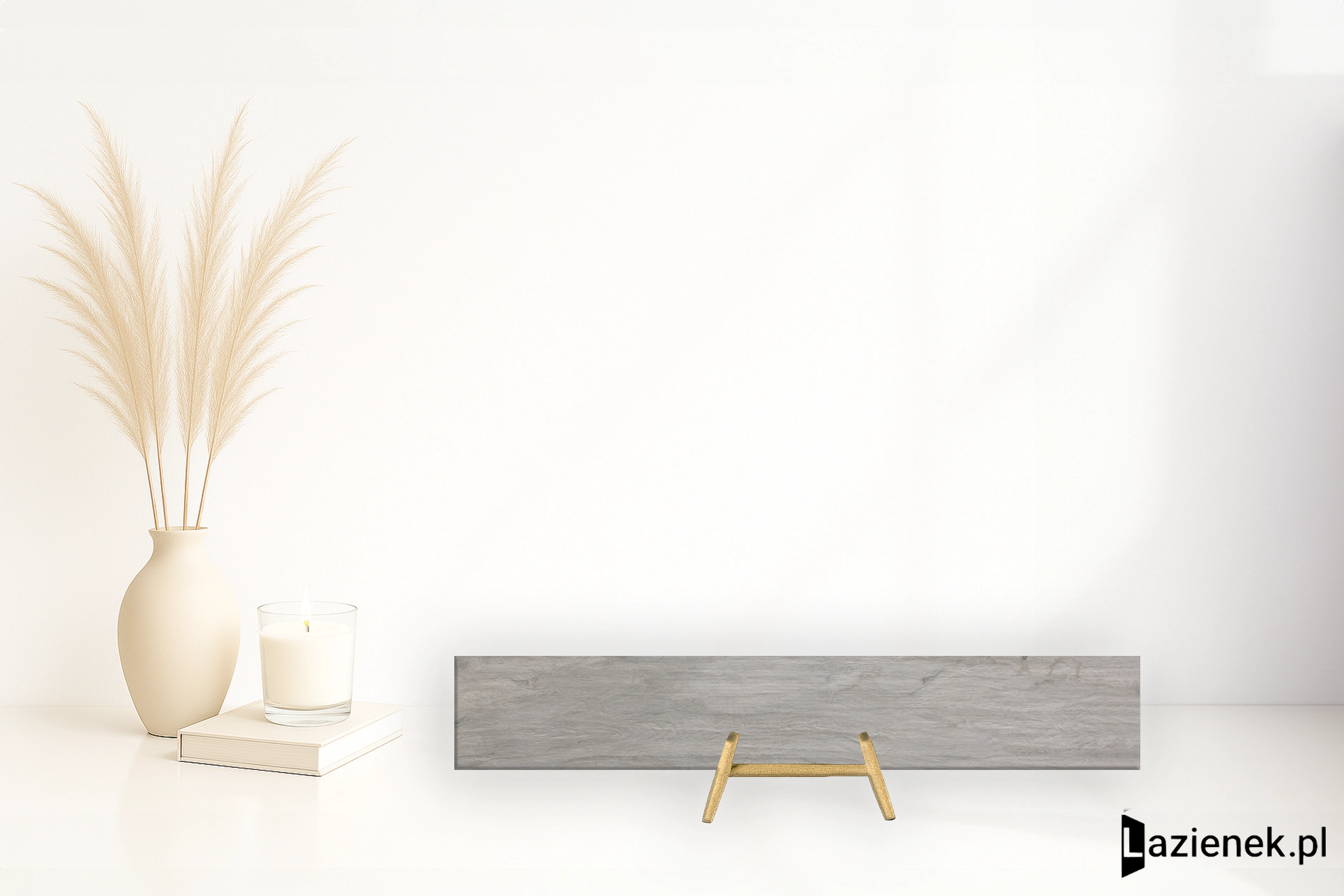 Casalgrande Padana Ulivo Ulivo Tortora błyszcząca 20x120 cm gr. 9 mm - płytka rektyfikowana/2100353